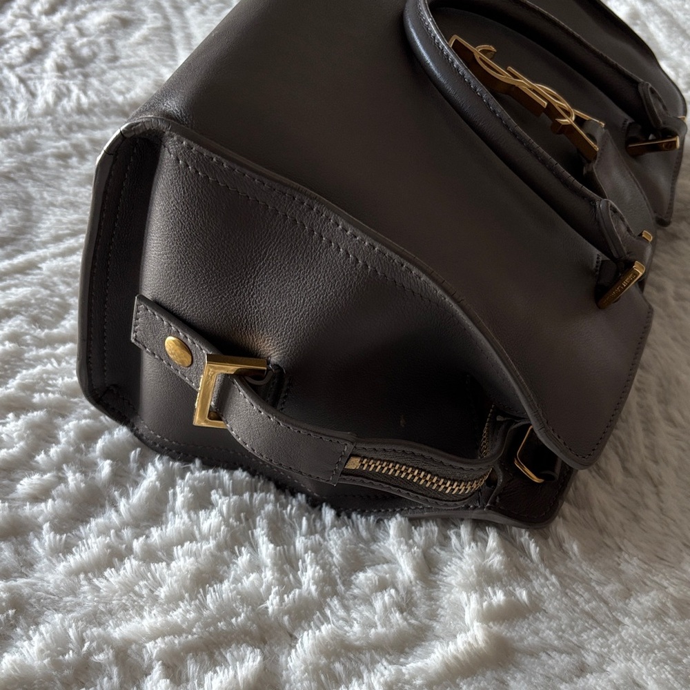 Saint Laurent Cabas Baby in Gray - Picture 4 of 16